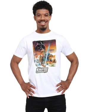Star Wars Adult Episode 5 Poster T-Shirt Cotton - White