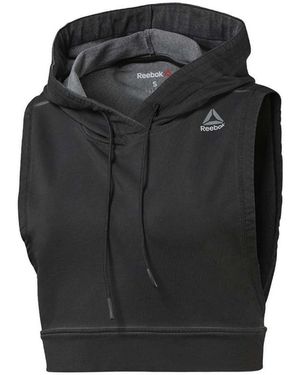 Reebok Combat Glory Hoodie Training Vest Br0325 Spandex - Black