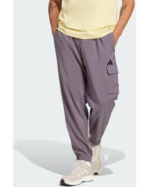 adidas Essentials Small Logo Cargo Trousers - Grey