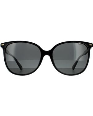Polaroid Cat Eye Polarized Sunglasses - Black