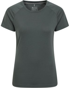Mountain Warehouse Isocool Technical T-Shirt Breathable Sports Gym Tee - Green