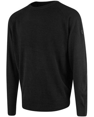 Island Green Raglan Golf Jumper - Black