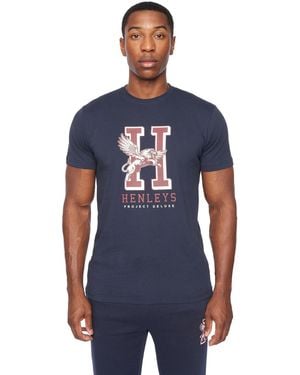 Henleys Belton T-Shirt - Blue