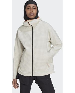 adidas Originals X-City Running Soft Shell Jacket - Natural