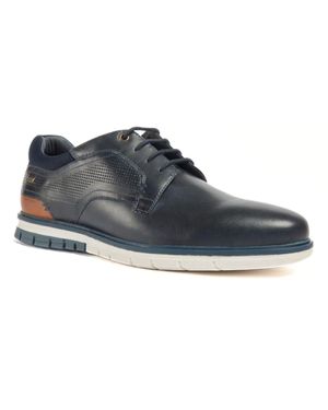 Pod Merlin Leather Lace-Up Shoes - Blue