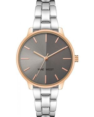 Nine West Nw-2683Gyrt Ladies Watch - Grey