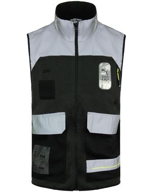 PUMA X Helly Hansen Sleeveless Refelctive Polar Fleece Vest 598279 01 - Black