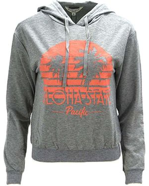 Brave Soul Pullover Hoodie Long Sleeve Tops Hooded Sweatshirt Jumper - Grey