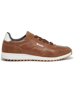 Bench Brooke Lace-Up Trainers - Brown
