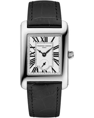 Frederique Constant Frédérique Constant Classics Carree Small Seconds Horloge Fc-235S2C6 - Zwart