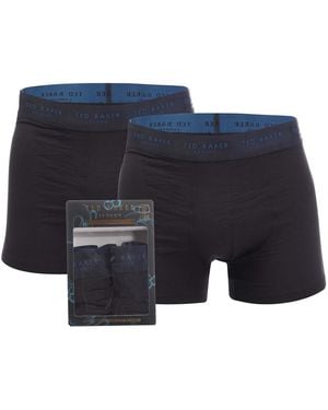Ted Baker Modal Boxer Shorts (Pack Of 2) - Blue