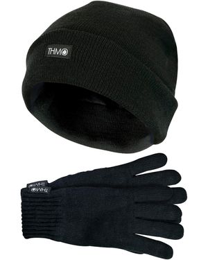 THMO Thinsulate Hat And Gloves Set - Black