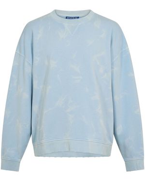 HUGO Nustroyos Short Sleeve Crew Sweatshirt - Blue