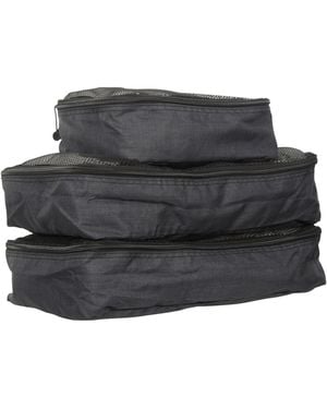 Mountain Warehouse Travel Organiser Set Of 3 Packing Cubes Lightweight Compact Luggage - Black