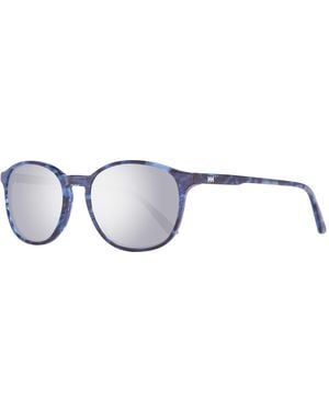 Helly Hansen Accessoires ,Blauw ,Blauwe Plastic Zonnebril Multi Blauw & Ss
