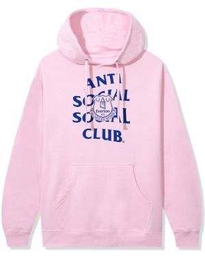 ANTI SOCIAL SOCIAL CLUB Anti Social Club Assc X Everton Fc The Toffees Hoodie - Pink