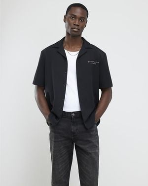 River Island Shirt Regular Fit Montpellier Studios - Blue