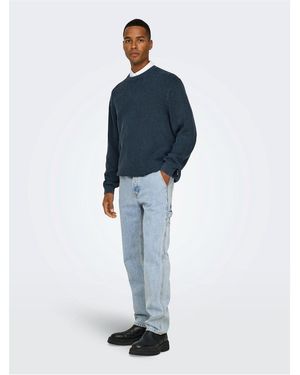 ONLY Carpenter Relaxed Fit Jeans - Blue