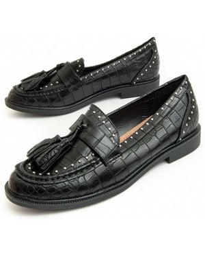 Montevita Moccasins Moccavita12 - Black