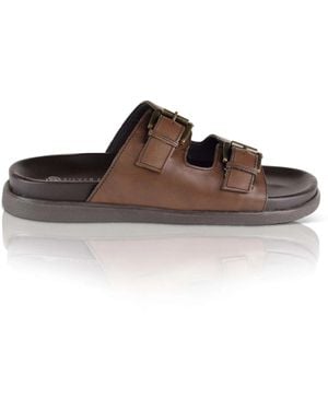 Silver Street London San Antonio Sandals Leather - Brown