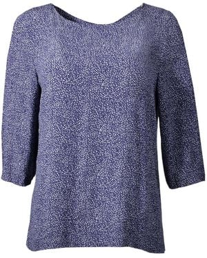 Secret Label Relaxed Spotty Top - Blue