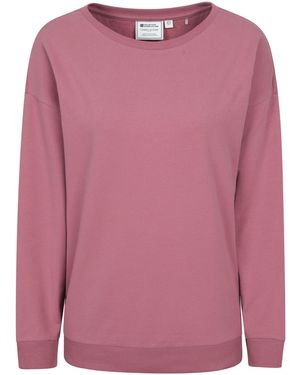 Mountain Warehouse Ladies Pentle Lightweight Sweatshirt - Pink