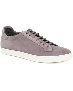 Jones Bootmaker Simon Suede Trainers - Grey