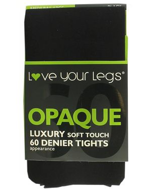 Wynsors Tights 60 Denier Luxury Soft Touch Opaque Textile - Black