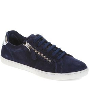 Jones Bootmaker Bambi Leather Trainers - Blue