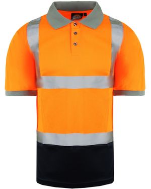 Dickies Safety Polo Shirt - Orange
