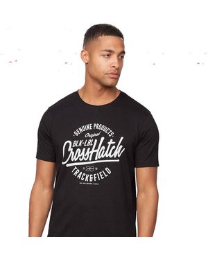 Crosshatch Flomax T-Shirt (5 Pack) - Black