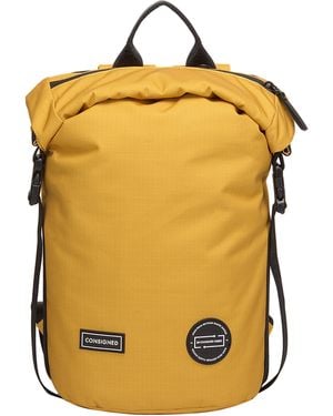 Consigned Cornel M Roll Top Backpack - Yellow