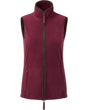 PREMIER Ladies Artisan Fleece Gilet - Purple
