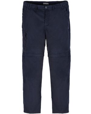 Craghoppers Expert Kiwi Convertible Tailored Cargo Trousers (Dark) - Blue