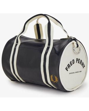 Fred Perry Classic Mini Barrel Bag Bag - White