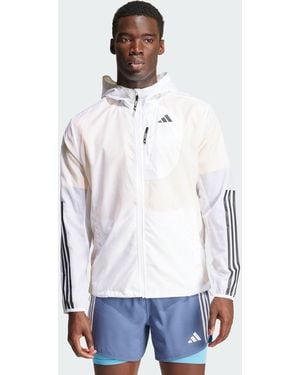adidas Originals Own The Run 3-Stripes Jacket - White
