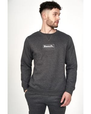 Bench 'Doyle' Cotton Blend Crew Neck Sweat - Grey