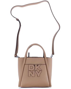 DKNY Ranne Sm Tote Crossbody Bag - Brown