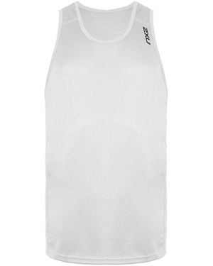 2XU Bsr Active Singlet Top Nylon - White