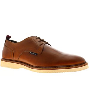 Ben Sherman Shoes Smart Hunky Derby Leather - Black