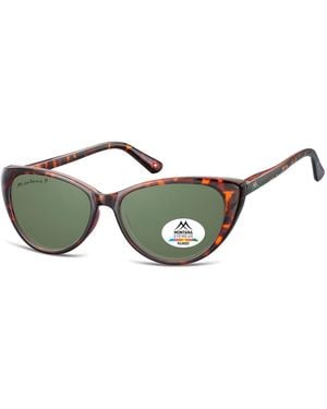 Montana Cat Eye Shiny Turtle Polarized Mp43 - Green