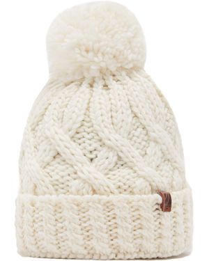 The Edge Chunky Bobble Hat - Natural