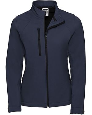 Russell Ladies Soft Shell Jacket (French) - Blue