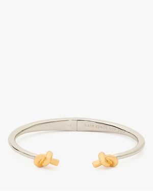 Kate Spade Sailor's Knot Hinge Cuff - Natural