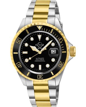 Gv2 Liguria 316L Stainless Steel Cae, Bezel, Dial, Two Tone/Stainless Bracelet Watch - Metallic