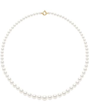 Ateliers Saint Germain Necklace Row Princess Falling - White