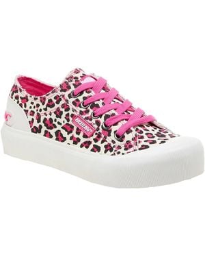 Rocket Dog Ladies Jazzin Plus Monroe Trainers (Hot) - Pink