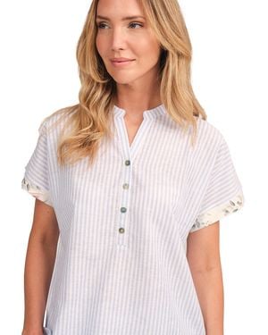 J&j Brothers Jjbfh0510 Short Sleeve Nightgown - White