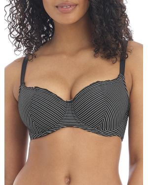 Freya Ocean Calling Sweetheart Bikini Top - Grey