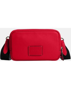 COACH Carrier Phone Crossbody - Red